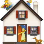 Image of the home of the Simpsons